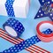 Patriotic Packing Tapes 4th of July Star and Striped Tape for Crafts